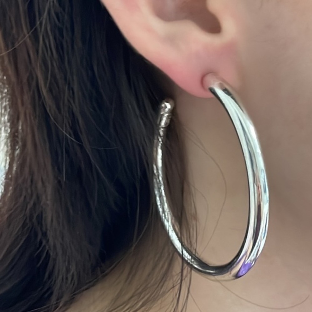 IPPOLITA 925 silver hoops‎​
